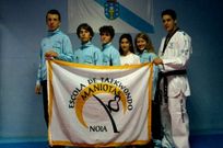 El club noi�s particip� en el torneo de Castell�n con seis luchadores.