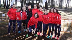 �B�scate en el Campionato Galego de Campo a Trav�s para atletas en edad escolar que se celebr� en A Pobra!