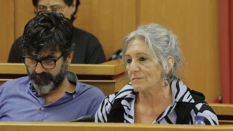 Jesús Fernández y Carmen Acuña, concejales del PSOE de Oleiros.