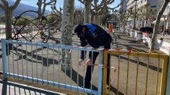 La Polic�a Local se encarg� de clausurar los parques infantiles de O Barco, medida que tambi�n se aplic� en Ourense, Allariz y Barbad�s