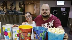 Lorena Crespo y Fernando Losada gestionan los cines de Viveiro desde marzo