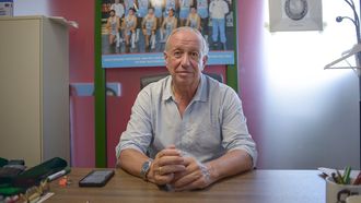 Tito Diaz, en las oficinas del Pazo dos Deportes de Lugo