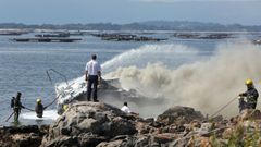 El catamar�n qued� completamente destruido a causa del incendio