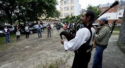 La banda de gaitas Agarimo, de Catabois, actuar� en el encuentro de Pi�eiros.