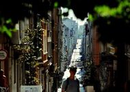 En la imagen, una vista del barrio de A Magdalena. 