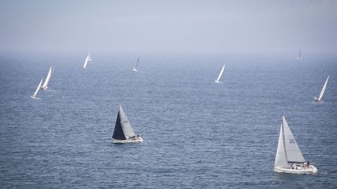 Imagen de archivo de la Regata Ramiro Carregal, una de la que más tripulaciones congrega.