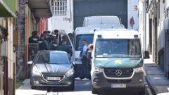 Dispositivo de la Guardia Civil en Meicende