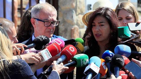 El ministro de Cultura y Deorte en funciones Jos� Guirao, y la Secretaria de Estado para el Deporte Mar�a Jos� Rienda