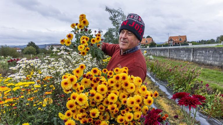 Fabi&aacute;n Facch&iacute;n, de El chico de las flores: &laquo;Antes era todo crisantemo, pero ahora es bastante variado&raquo;