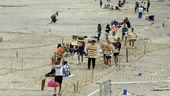 Preparativos de San Juan en el Orz�n