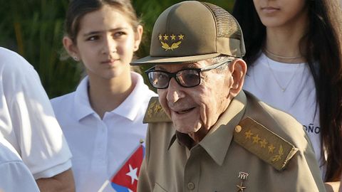 El dirigente cubano Ra&uacute;l Castro, de 95 a&ntilde;os, en una imagen del Primero de Mayo del 2026, en La Habana