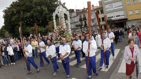 Procesi�n Virgen Guadalupe en Rianxo