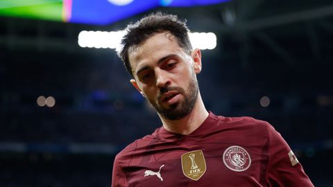 Bernardo Silva, durante el partido del mircoles en el Bernabu