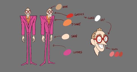 Imagen del proceso creativo de �El corto de Rub�n�