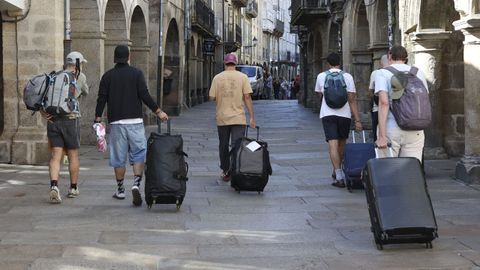 Turistas en Santiago durante este Ap�stolo