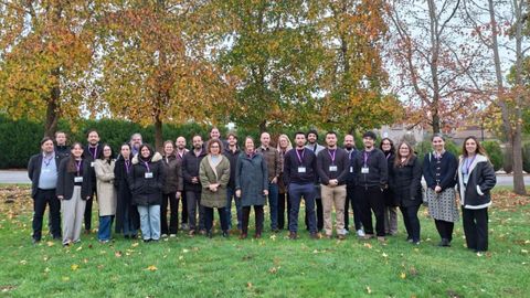 Los representantes de los once socios que participan en la iniciativa se reunieron en Allariz