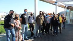 Rufi�n, con los nacionalistas en la cafeter�a de O Vello C�rcere