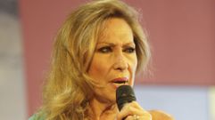 Rosa Benito, en una actuaci�n en Malpica. 