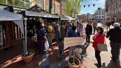 La feria se celebr� en Broad Street, en un d�a soleado y con buena respuesta del p�blico