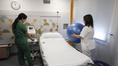 Sala de partos del CHUF en Ferrol