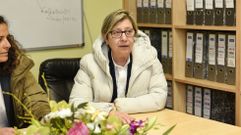 Visita de la conselleira do Mar, en marzo del 2020, a Corcubi�n