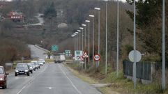 Uno de los accesos a la capitalidad de O Savi�ao desde el corredor