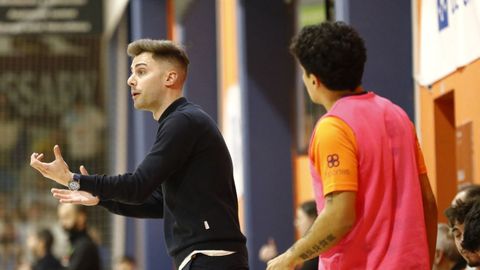 David Rial, durante un partido