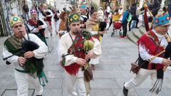 Ranchos de Reis en la praza de A Pedra