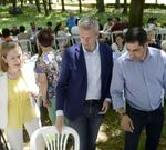 El candidato estuvo arropado por Ana Pastor y Rueda. 
