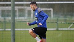 Lucas suma cinco goles esta temporada, cuatro en el campeonato de Liga