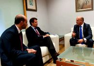 Ferro y Baltar Blanco en la reuni�n con Alberto N��ez Feijoo.