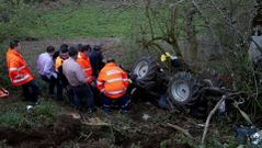 Accidente mortal en A Fonsagrada, el pasado d�a 17.