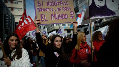 Manifestacin en A Corua