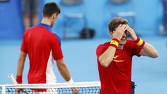 El tenista gijon�s Pablo Carre�o