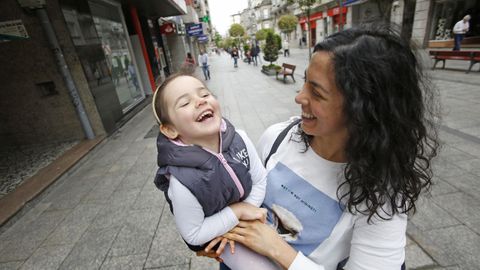 Los ms pequeos disfrutaron de las calles de Vigo