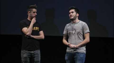Auronplay y wismichu en el colón