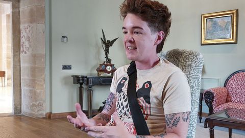 El ilustrador y autor ND Stevenson, en Avil�s