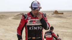 Fernando Alonso, en el Dakar