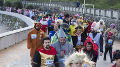 San Silvestre celebrada en Malpica