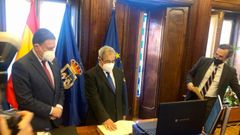  Alfonso Pereira, de Ciudadanos, toma posesi�n de su acta de concejal de Oviedo