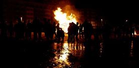 la hoguera de San Juan, en la playa de Covas, este ao; la alcaldesa desvel que hubo una peticin de la comisin de fiestas. 