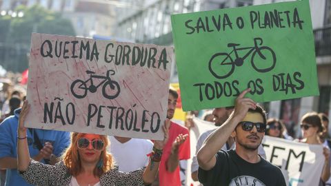Los porgueses también se echaron a la calle