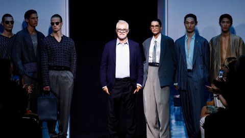 Leo Dell'Orco, responsable de diseño para hombre del Grupo Armani