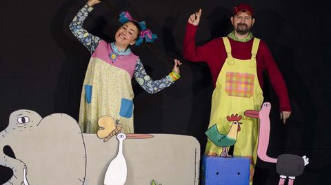 Migallas Teatro actuar� pola tarde na Praza Maior