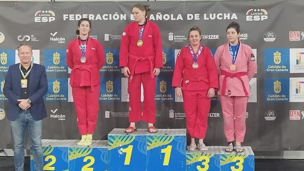 El club Sportfight de Ferrol brilla en el nacional de grappling
