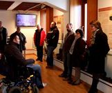 Los participantes en la reuni�n visitaron el Arquivo da Pesca.