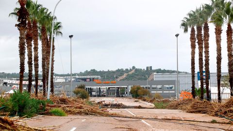 Imágenes del circuito Ricardo Tormo de Valencia donde no se puede celebrar el Gran Premio de Valencia