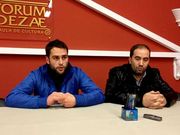 To�o, junto a Antonio Rodr�guez, ayer durante la presentaci�n.