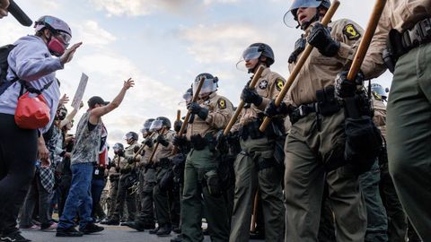 Protesta contra el ICE en Broadview (Illinois), el pasado mes de octubre