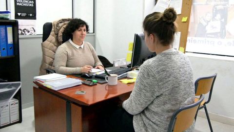 Foto del servicio de orientacin laboral de la organizacin.